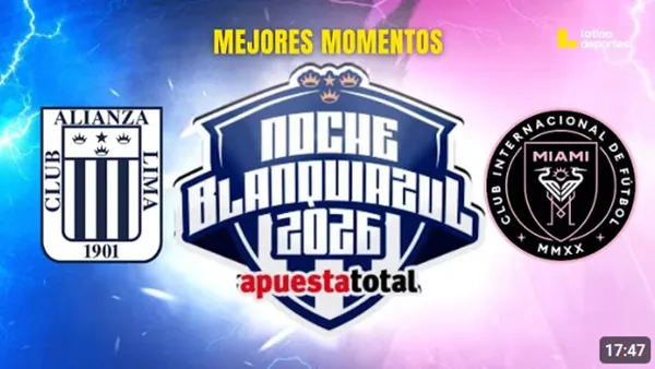 Una máquina: Alianza Lima goleó al Inter Miami de Messi en la Noche Blanquiazul 2026 – VIDEO
