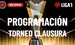 Programación del Torneo Clausura 2026
