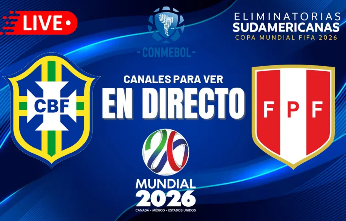 Brasil y Perú se enfrentarán en las eliminatorias 2026