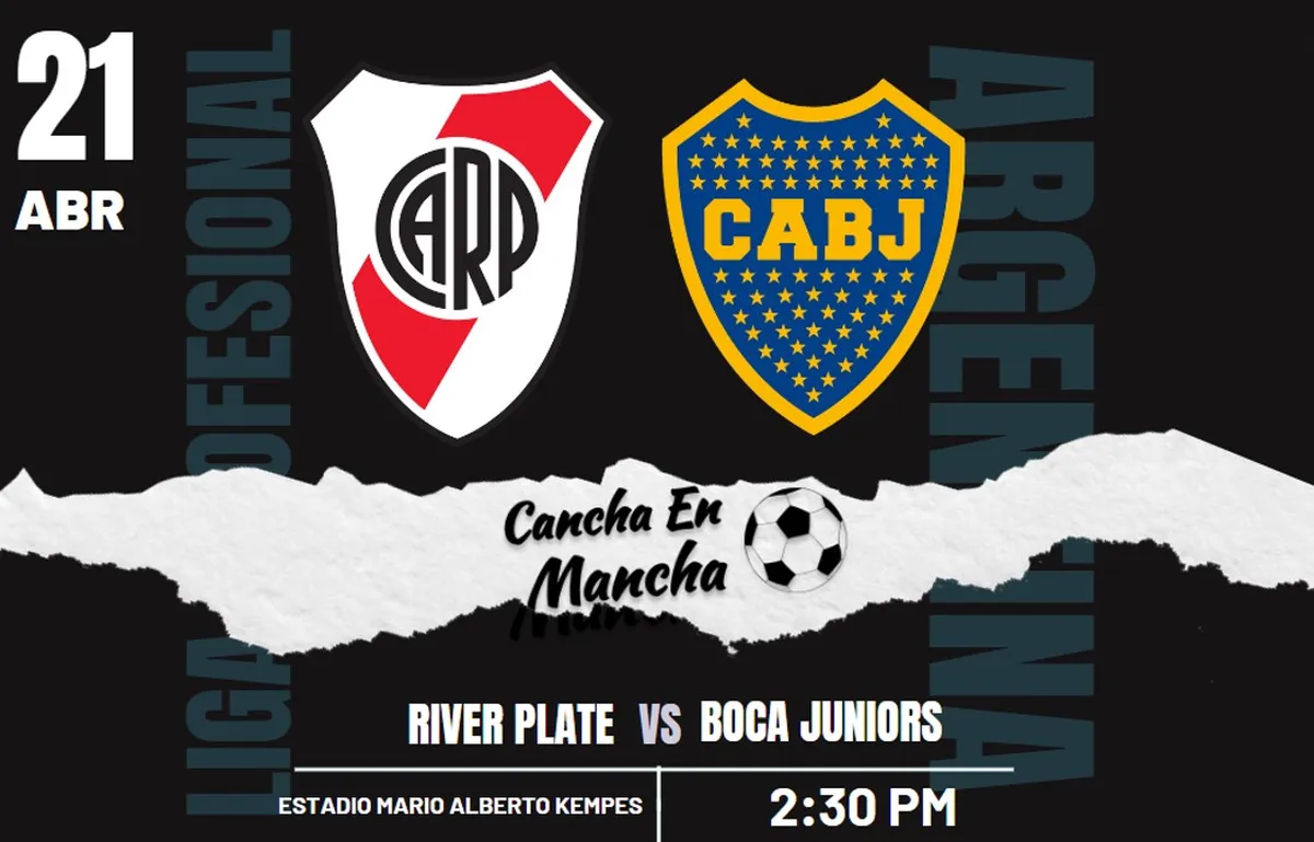 Alineaciones confirmadas de Boca Juniors y River Plate para el súper clásico por la Liga Argentina 2024