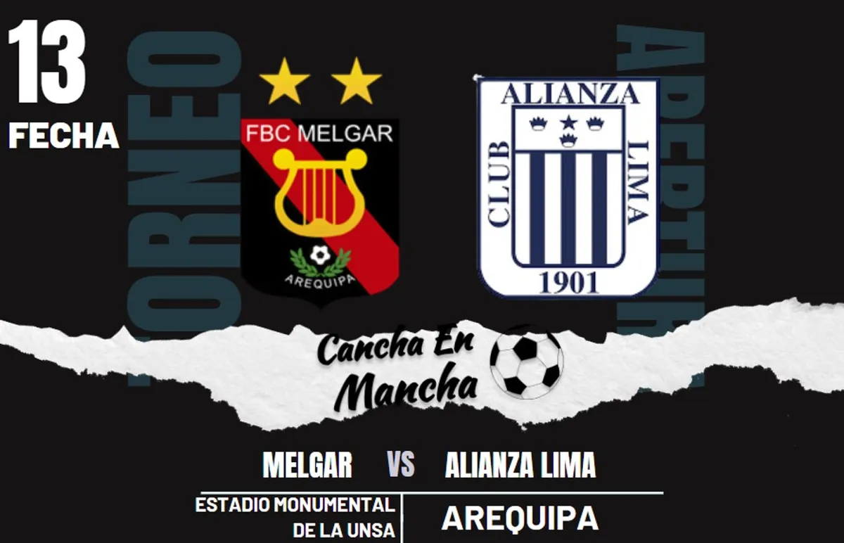 ¿Cuándo juegan Alianza Lima vs. Melgar? Hora y dónde ver el encuentro por el Torneo Apertura