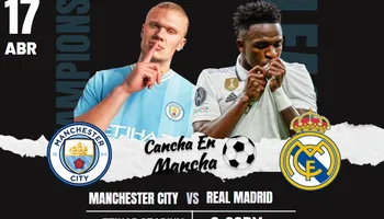 Manchester City vs. Real Madrid EN VIVO por los cuartos de final de la UEFA Champions League