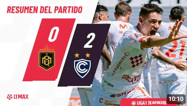 Al fin: Cienciano venció 2-0 a CD Moquegua en la fecha 11 Torneo Clausura 2026 – VIDEO