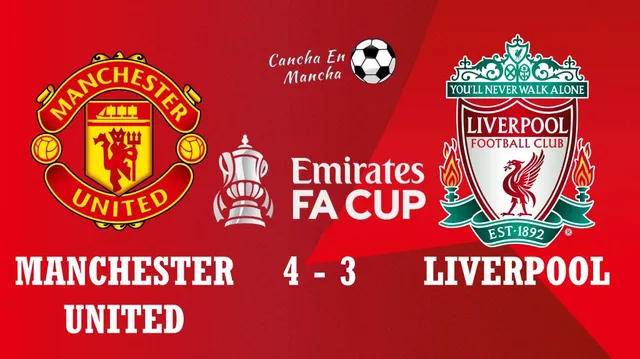 Manchester United venció a Liverpool &#8211; Composición: Cancha en Mancha