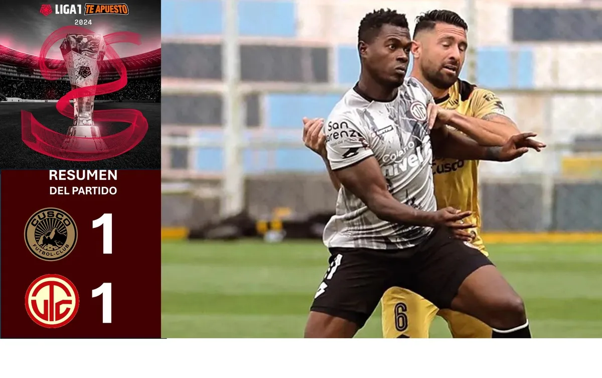 VIDEO RESUMEN: Empate 1-1 entre Cusco FC y UTC por la segunda fecha del Torneo Apertura 2024
