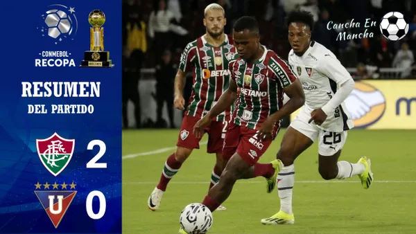VIDEO RESUMEN: Fluminense campeón de la Recopa Sudamericana 2024 al vencer a Liga de Quito