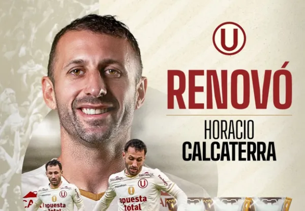 ¡Calca para rato! Universitario anunció la renovación de Horacio Calcaterra por todo el 2026