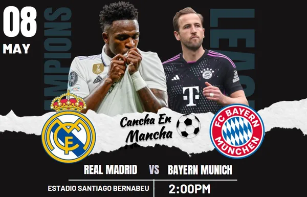 Real Madrid vs. Bayern Munich EN VIVO: Dónde ver la semifinal de la UEFA Champions League