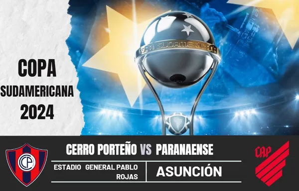 Cerro Porteño vs. Athletico Paranaense EN VIVO: Horarios y canales para ver la Copa Sudamericana