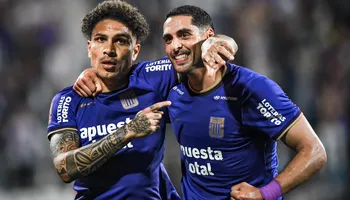 Paolo Guerrero y Pablo Sabbag frente a Sport Huancayo Torneo Clausura 2024