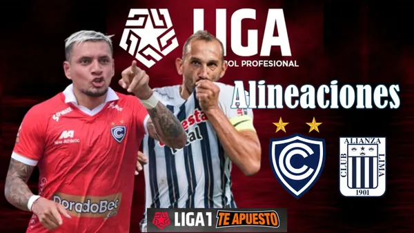 Alineaciones para el duelo entre Cienciano vs. Alianza Lima por la octava jornada del Torneo Apertura