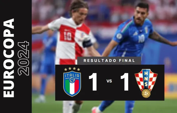 Italia clasificó con gol agónico tras empatar con Croacia en la Eurocopa – VIDEO