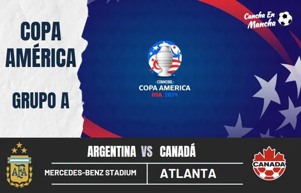 ¿A qué hora juegan Argentina vs. Canadá en la Copa América? Dónde ver a Messi en el partido inaugural