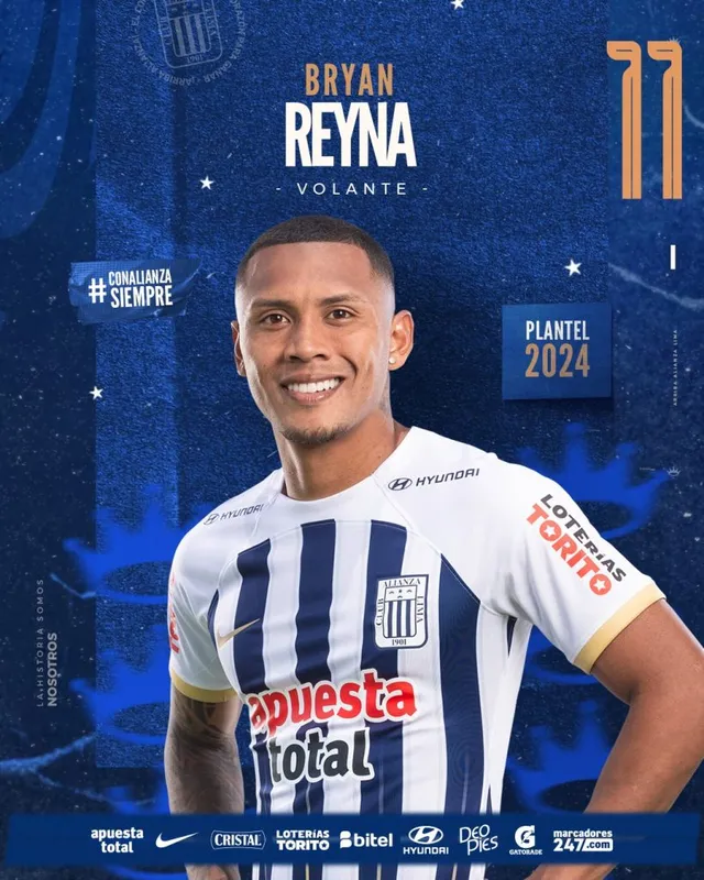 Bryan Reyna 2024 &#8211; Fuente: Alianza Lima