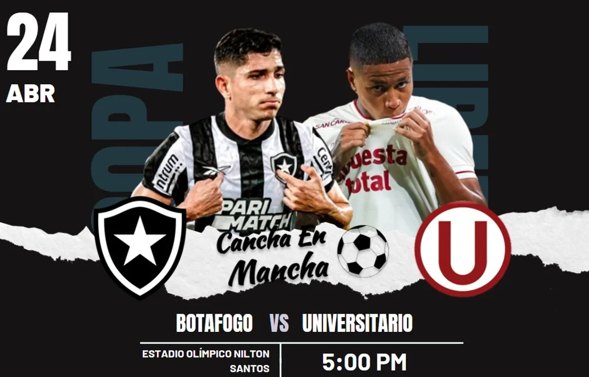 Universitario vs. Botafogo EN VIVO: Sigue el minuto a minuto del encuentro por la Copa Libertadores