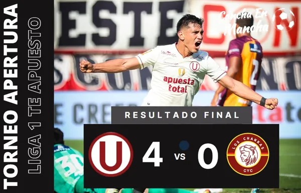 El TÍTULO se pintó de CREMA: Universitario goleó a Los Chankas y es el CAMPEÓN del Torneo Apertura