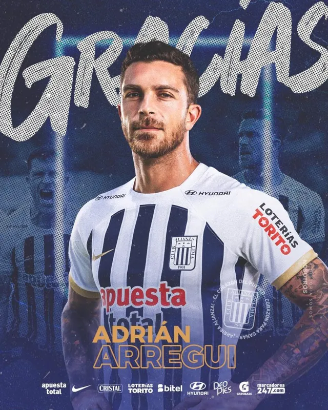 Adrian Arregui &#8211; Foto: Alianza Lima