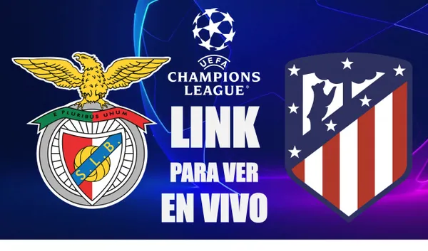 Benfica vs Atlético de Madrid por la UCL 2024 - Composición: Cancha en Mancha