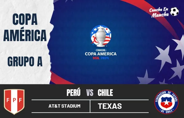 ¿A qué hora juegan Perú vs. Chile por la Copa América 2024? Horarios y canales para ver en Clásico del Pacífico