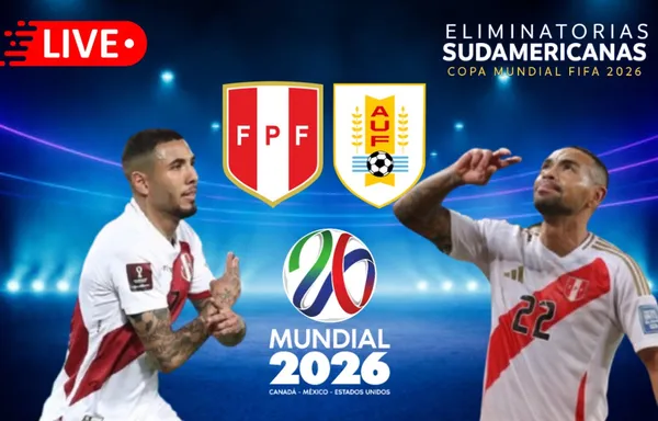 Sergio Peña y Alexander Callens se enfrentan a Uruguay por Eliminatorias 2026