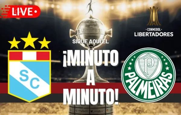 Sporting Cristal vs Palmeiras por Copa Libertadores 2025