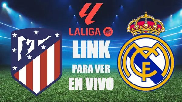 LINK GRATIS para ver EN VIVO Real Madrid vs. Atlético Madrid en el Derbi Madrileño por LaLiga 2024-25