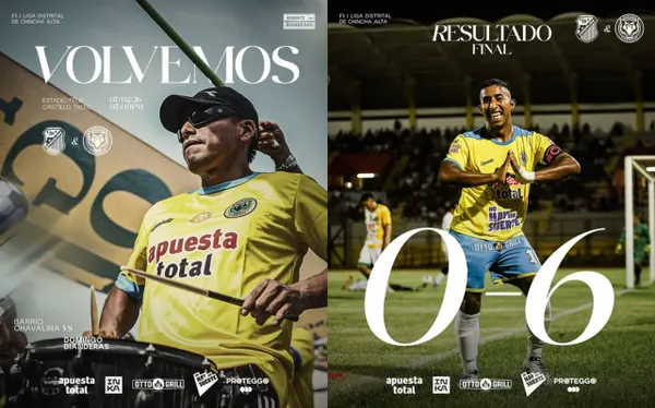 Domingo Dianderas aplastó a Barrio Chavalina en el inicio de la Liga Distrital de Chincha Alta 2026