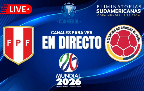 Perú vs. Colombia EN VIVO y EN DIRECTO vía América TV y ATV para ver las Eliminatorias 2026