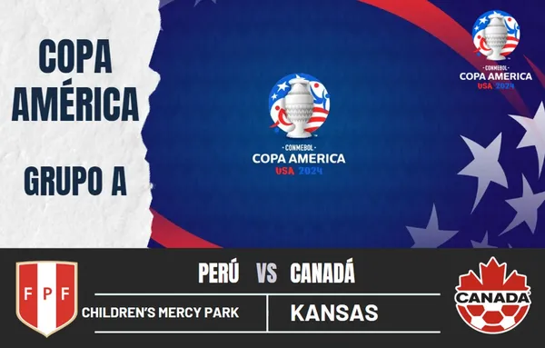 ¿A qué hora juegan Perú vs. Canadá por la Copa América? Horarios y canales para ver a la Bicolor