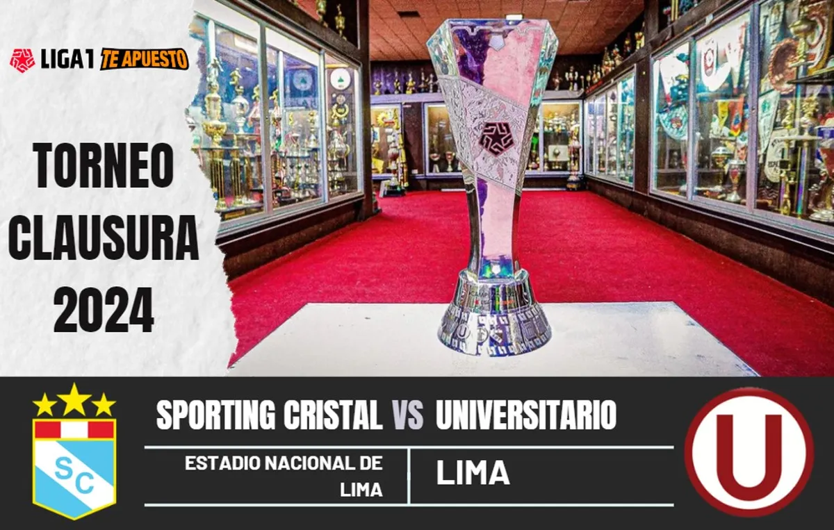 Sporting Cristal vs U por Torneo Clausura 2024