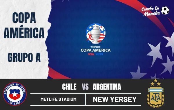 ¿A qué hora juegan Chile vs. Argentina por la Copa América? Horarios y canales para ver a Messi y compañía