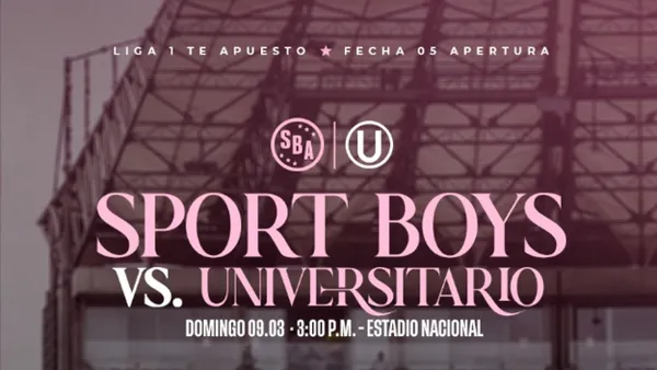 Sport Boys vs Universitario 2025