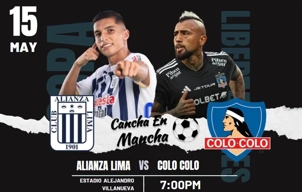 Alianza Lima vs. Colo Colo EN VIVO: Sigue el minuto a minuto del encuentro por Copa Libertadores