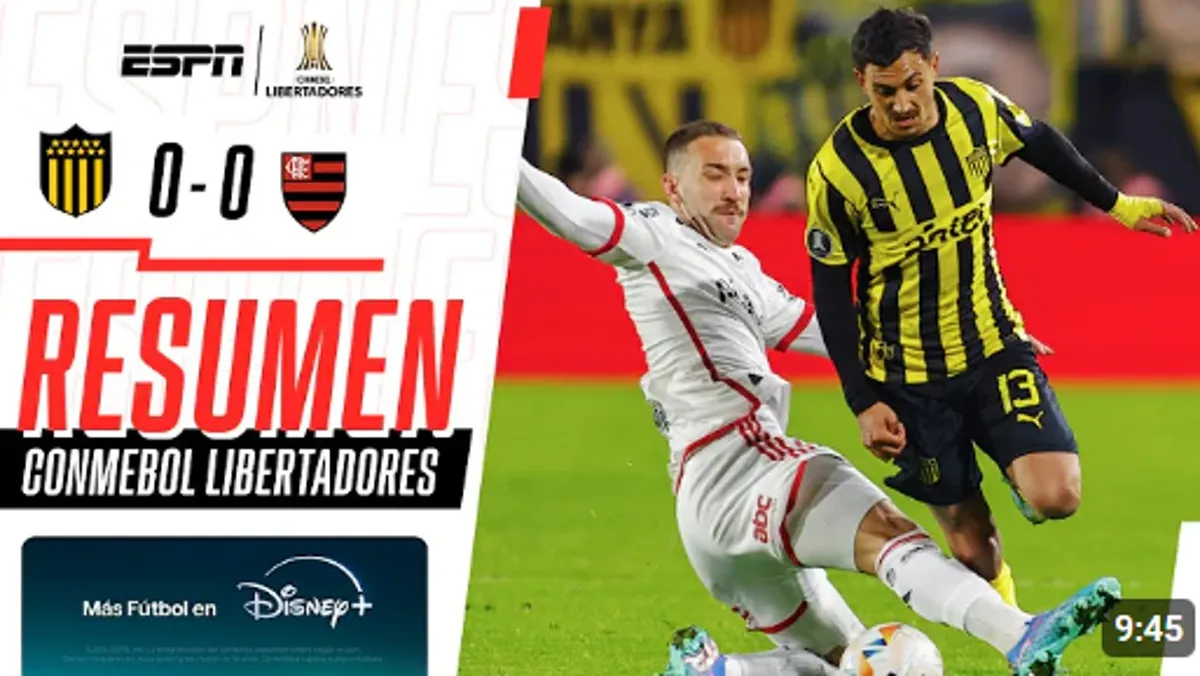 Peñarol a la semifinal de la Copa Libertadores 2024 tras empatar con Flamengo – VIDEO