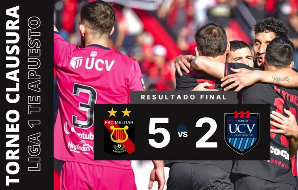 Tremenda paliza: Melgar goleó a César Vallejo por el Torneo Clausura – VIDEO