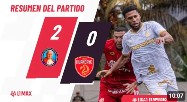 ¡Golpe al líder! Juan Pablo II venció 2-0 a Sport Huancayo y sacudió el Torneo Clausura 2026 – VIDEO