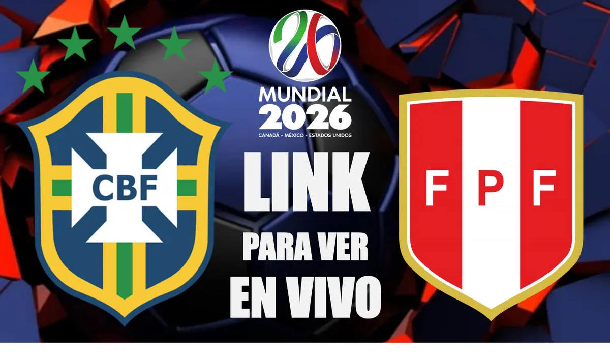 Brasil vs Peru se enfrentan por eliminatorias 2026
