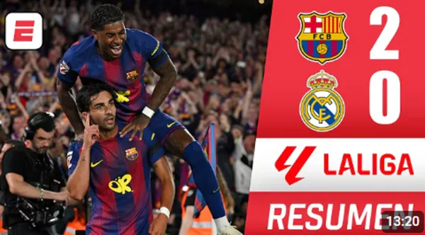 ¡Barza CAMPEÓN! venció a Real Madrid y alzó su título 29 de LaLiga 2025/26 – VIDEO
