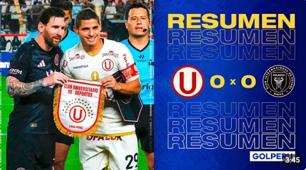Universitario vs Inter de Miami 2025