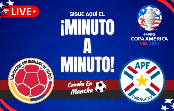 Colombia vs. Paraguay EN VIVO y EN DIRECTO: Sigue el minuto a minuto de este choque por la Copa América 2024