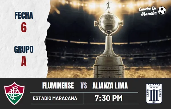 Alianza Lima vs. Fluminense: EN VIVO y EN DIRECTO vía ESPN por Copa Libertadores