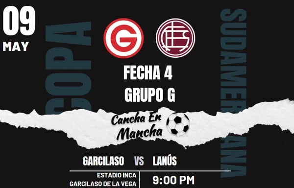 Garcilaso vs. Lanús EN VIVO: Sigue el minuto a minuto del encuentro por la Copa Sudamericana