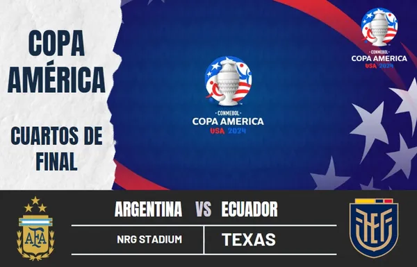 ¿Cuándo juegan Argentina vs. Ecuador por los cuartos de la Copa América? Horarios y canales para ver a Messi