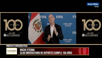 Presidente de la FIFA envió un saludo a Universitario: “El club más exitoso del fútbol peruano”