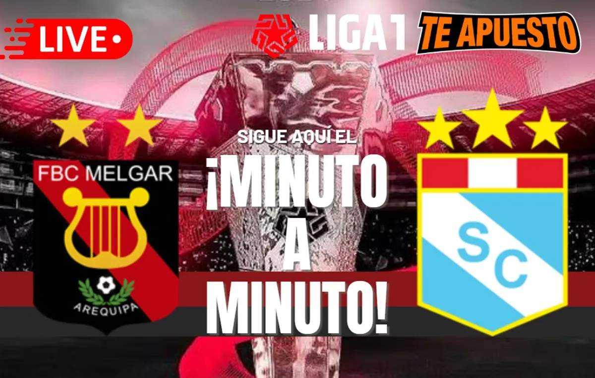 Sporting Cristal vs. Melgar EN VIVO y EN DIRECTO: Sigue el minuto a minuto del Torneo Clausura