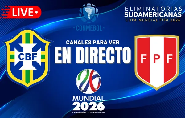 Brasil y Perú se enfrentarán en las eliminatorias 2026