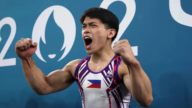 Carlos Yulo, ganador de la medalla de oro en París 2024