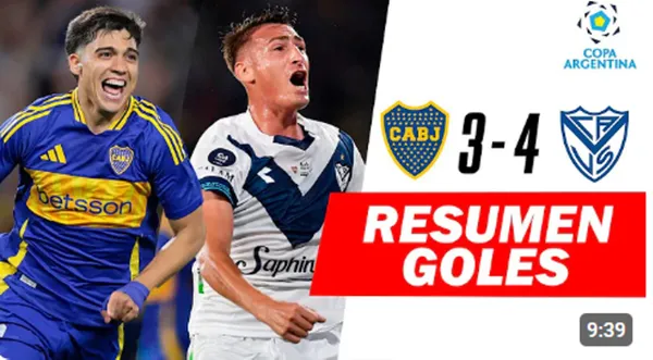 Boca Juniors vs Vélez Sarfield 2024