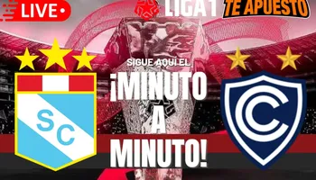 Sporting Cristal vs. Cienciano EN VIVO y EN DIRECTO: Sigue el minuto a minuto del duelo por el Torneo Clausura