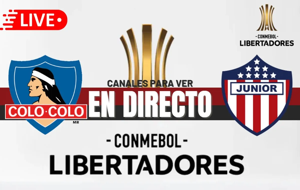 Colo Colo vs. Junior EN VIVO: Horarios y canales para ver la Copa Libertadores 2024